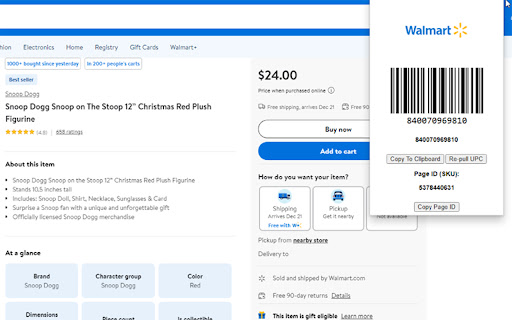 Walmart UPC & SKU Finder screenshot 1