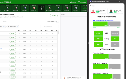 WalterPicks League Sync screenshot 1