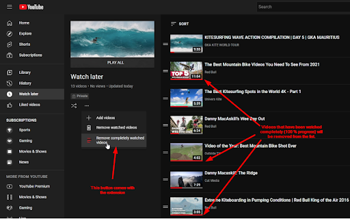Watched Videos On YouTube Remover screenshot 1