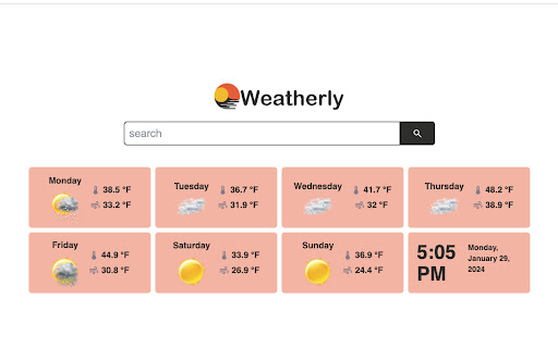 Weatherly screenshot 1