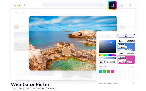 Web Color Picker - online color grabber screenshot 1