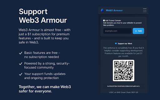 Web3 Armour screenshot 1
