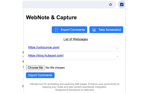 WebNote & Capture screenshot 1