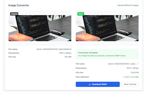 WebP Converter screenshot 1