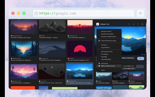 WEBP to JPG/PNG Converter screenshot 1