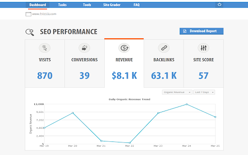 Website Grader screenshot 1