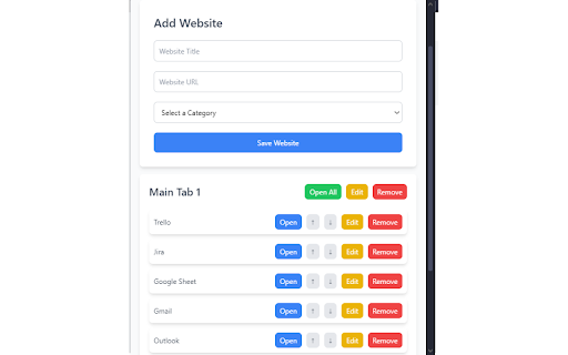 Website Pintabs Organizer by Ntamas screenshot 1