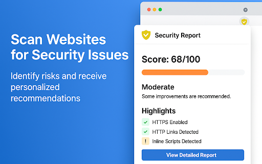 Website Security Check screenshot 1