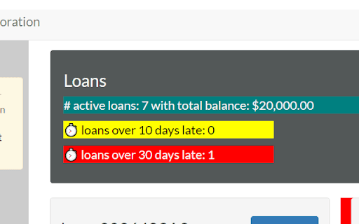 Weststar Dashboard screenshot 1