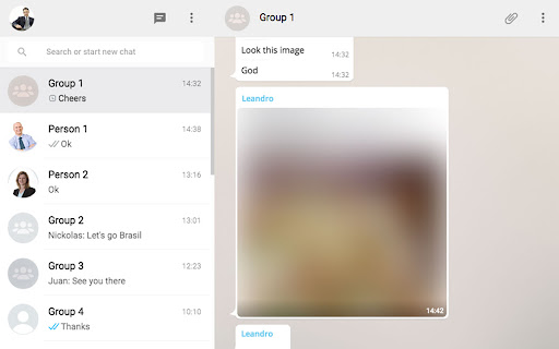 WhatsApp Blur Images screenshot 1