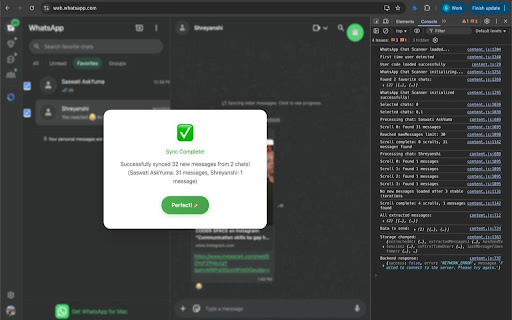 WhatsApp Message Sharer screenshot 1