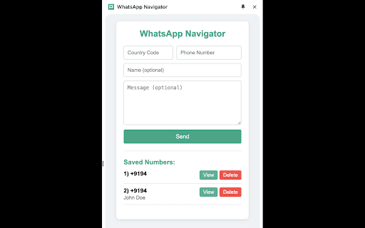 WhatsApp Navigator screenshot 1