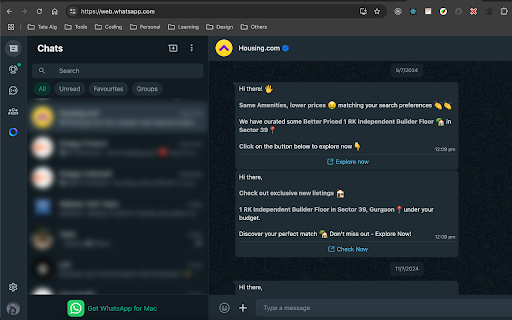 WhatsApp Privacy screenshot 1