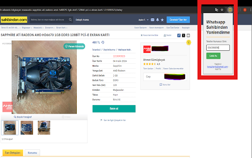 Whatsapp Sahibinden Yonlendirme screenshot 1