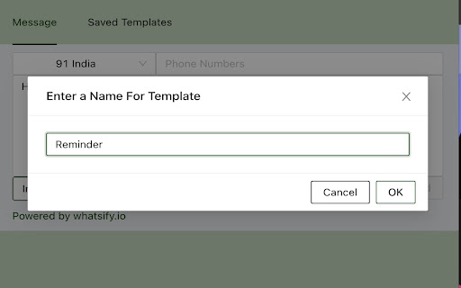 Whatsify! Send WhatsApp without contact screenshot 1