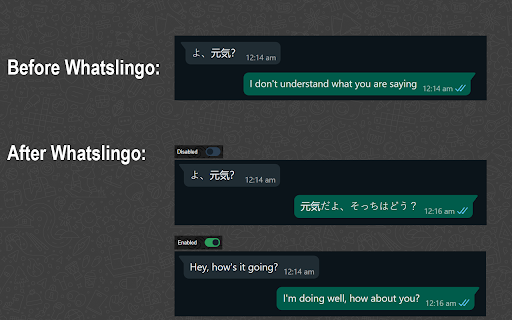 WhatsLingo - WhatsApp Chats AI Translator screenshot 1