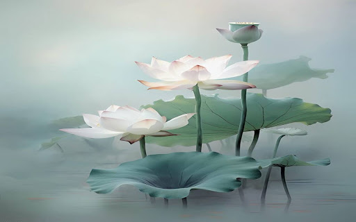 white lotus wallpaper screenshot 1