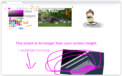 Whiteboard Lite - Simple, Quick Drawing screenshot 1