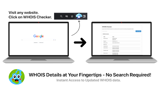 WHOIS Checker & Lookup Tool: Domain Name, Owner & Registration Check screenshot 1