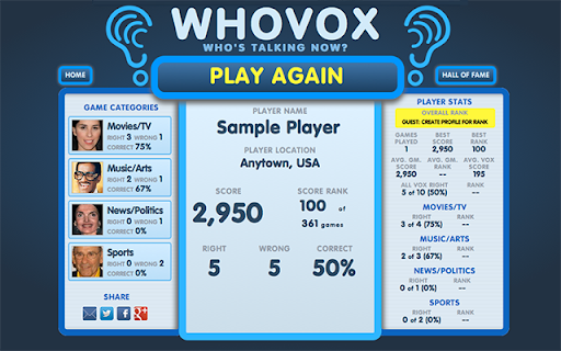 WHOVOX screenshot 1