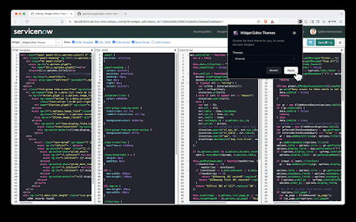Widget Editor Themes screenshot 1