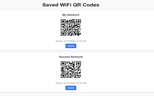 WiFi QR Code Generator screenshot 1