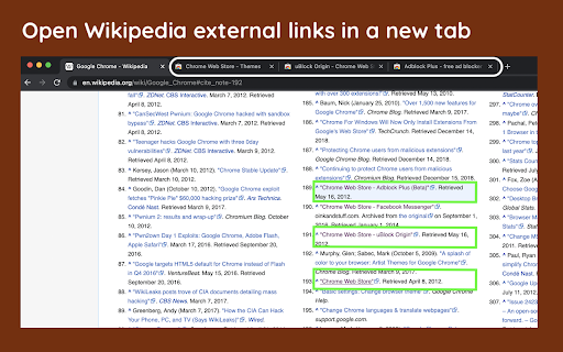 WikipediaNewTab screenshot 1