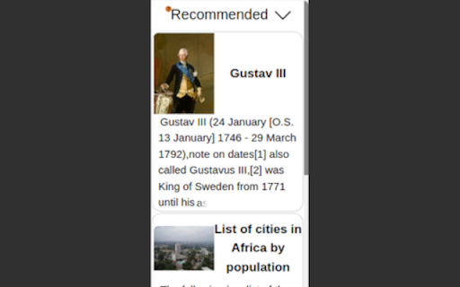 Wikiread screenshot 1