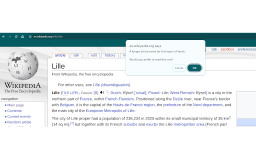 WikiSwitcher screenshot 1
