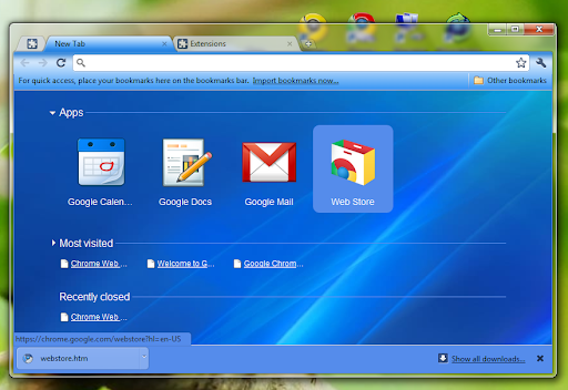 Win7 Seven Aero screenshot 1