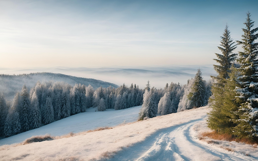 Winter Mountain Path screenshot 1