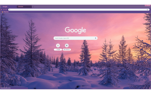 Wintry Sunrise screenshot 1