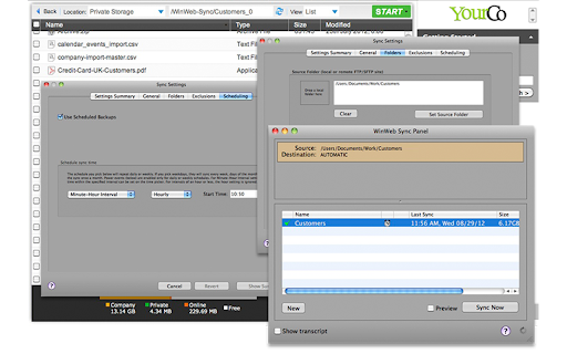 WinWeb Online Disk screenshot 1
