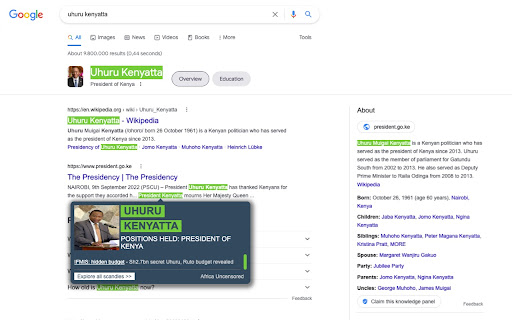 Wizileaks Corruption Tracker screenshot 1