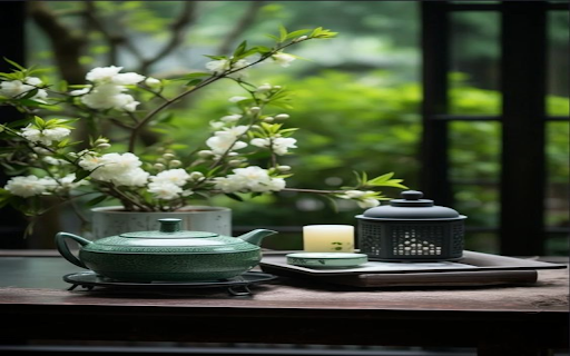 Wooden house wallpaper screenshot 1