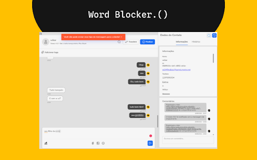 Word Blocker screenshot 1