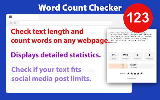 Word Count Checker screenshot 1