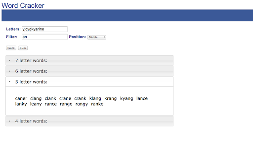 Word Cracker screenshot 1