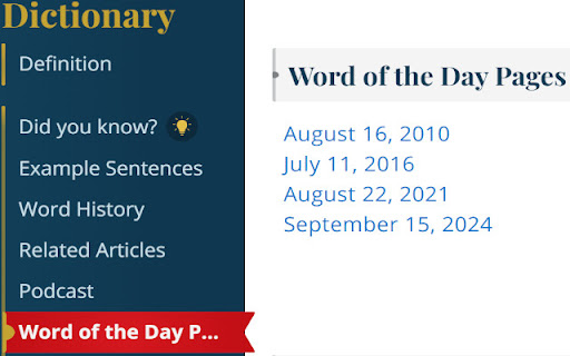 Word of the Day Enhancer screenshot 1