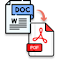 Word to PDF logo