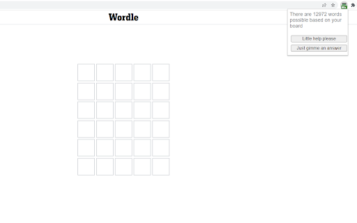 Wordle Hinter screenshot 1