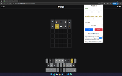 Wordler screenshot 1