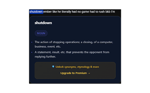 Wordney: Instant Definitions screenshot 1