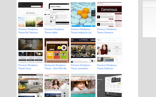 Wordpress Themes screenshot 1