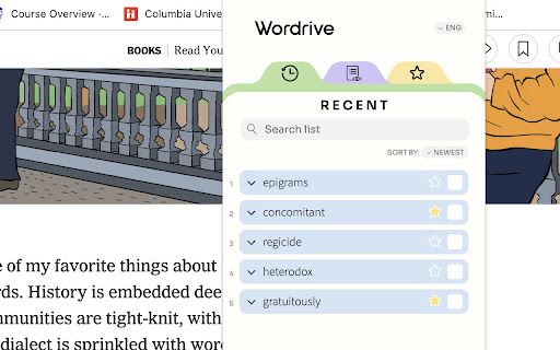 Wordrive screenshot 1
