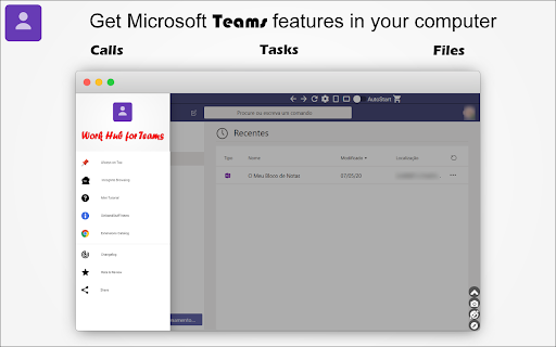 Work Hub for Teams screenshot 1