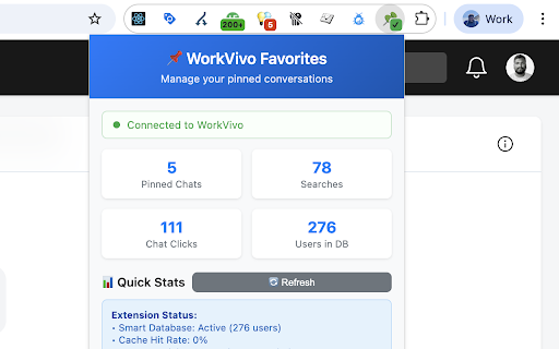 WorkVivo Chat Favorites screenshot 1