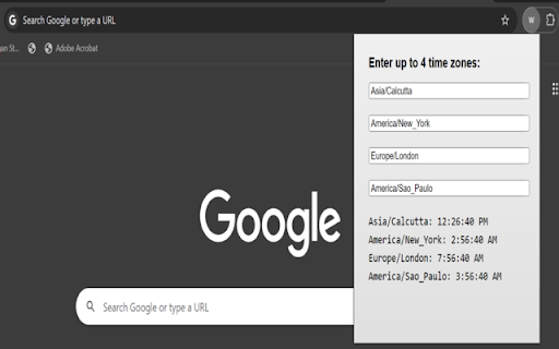 World Clock Wizard screenshot 1