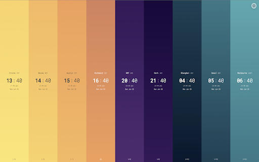 World Clocks screenshot 1