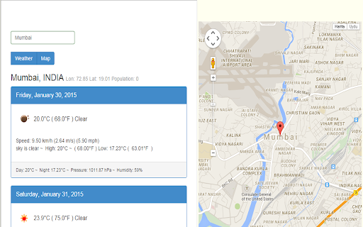 Worldwide Weather screenshot 1